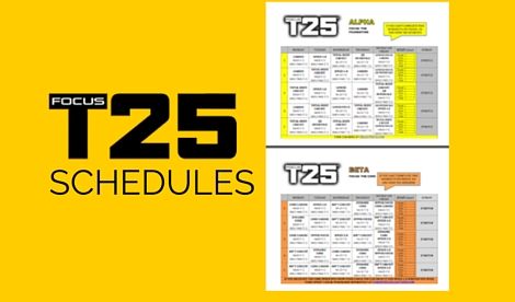 free download focus t25 workout